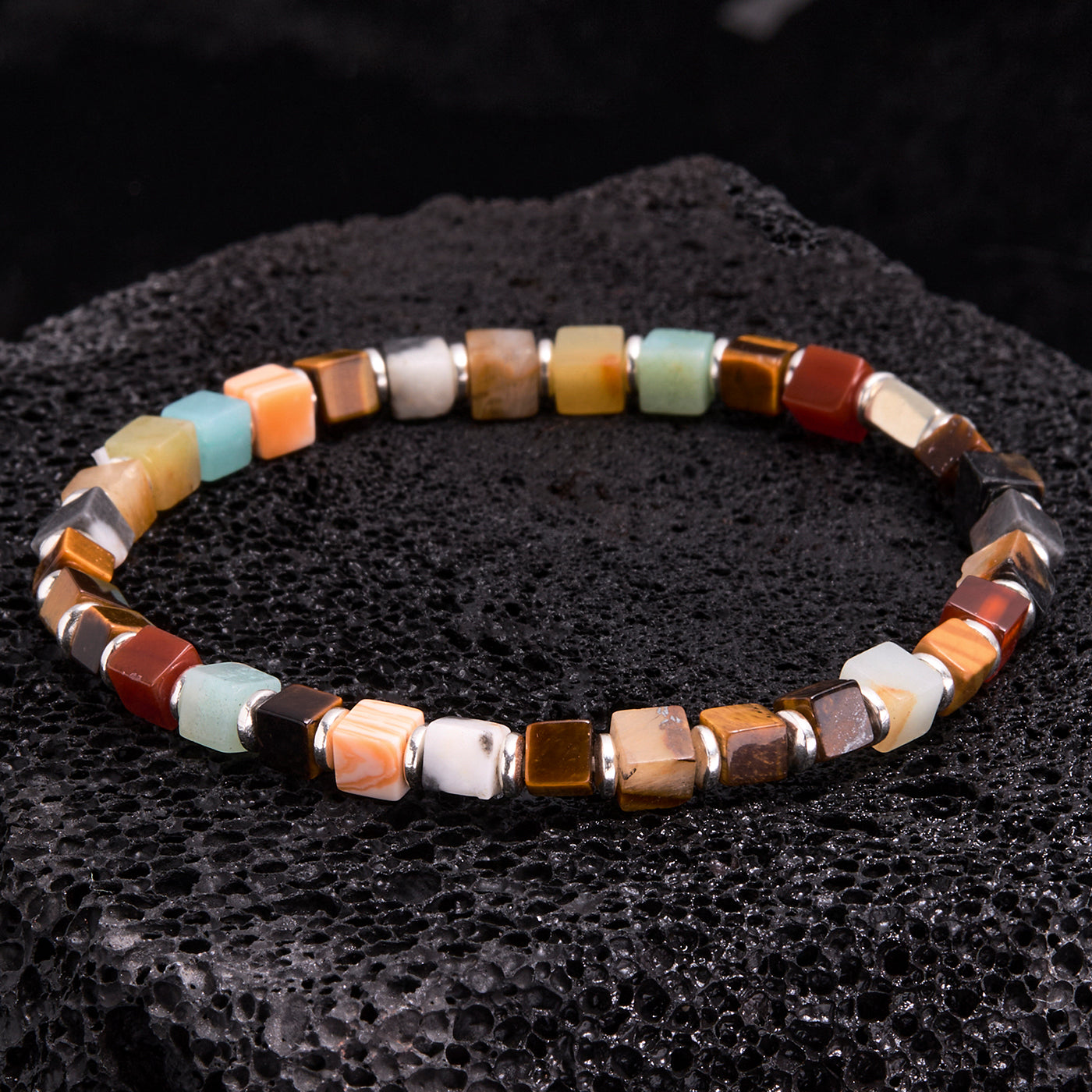 Jade Ritual Bracelet(Natural Patterns)(4-5mm)