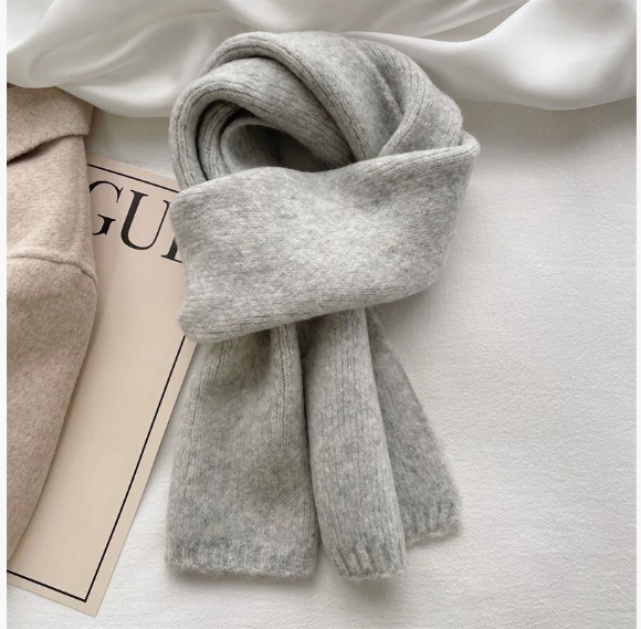Customized Pet Embroidery Pattern Winter Scarf