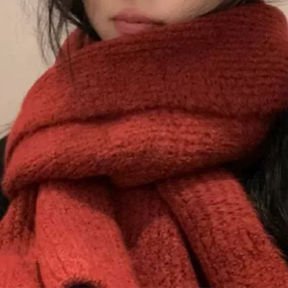 Customized Pet Embroidery Pattern Winter Scarf