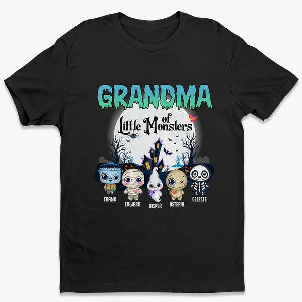 These Little Monsters-Personalized T-Shirt,Hoodie,Sweatshirt-Gift For Grandparents, Halloween Gift