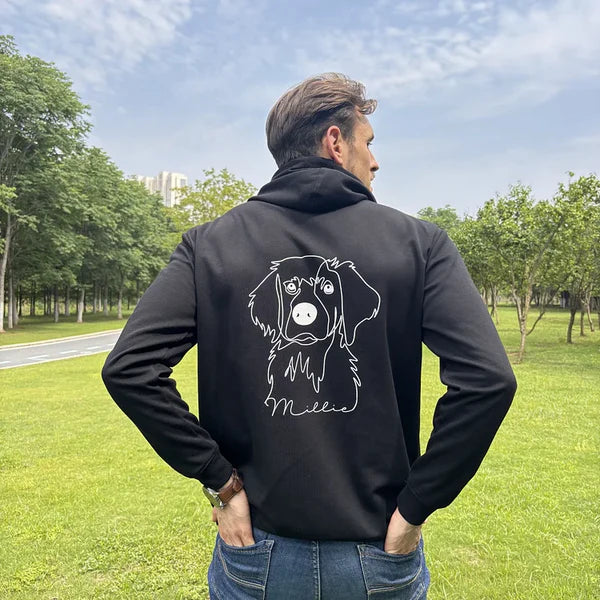 Custom Pet Photo Printed Hoodies, Personalized Dog Sweatshirt Hoodie T-shirt
