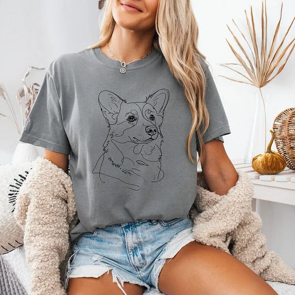 Custom Pet Photo Printed Hoodies, Personalized Dog Sweatshirt Hoodie T-shirt