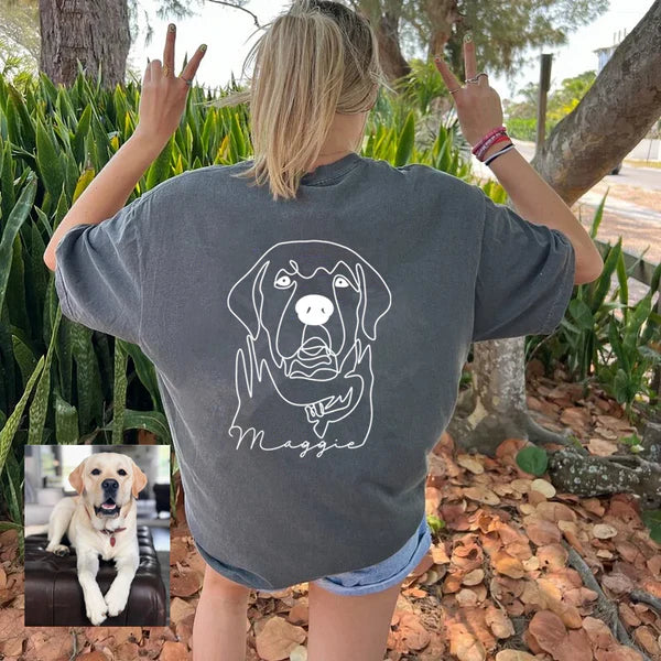 Custom Pet Photo Printed Hoodies, Personalized Dog Sweatshirt Hoodie T-shirt