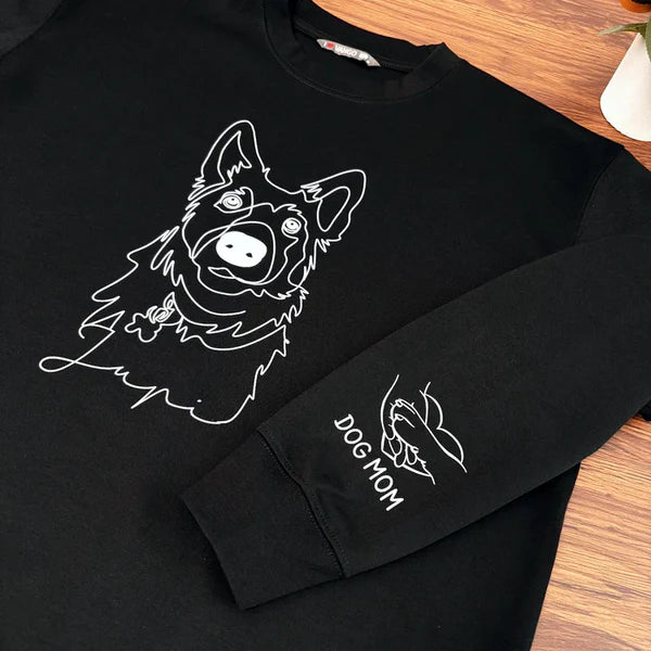 Custom Pet Photo Printed Hoodies, Personalized Dog Sweatshirt Hoodie T-shirt
