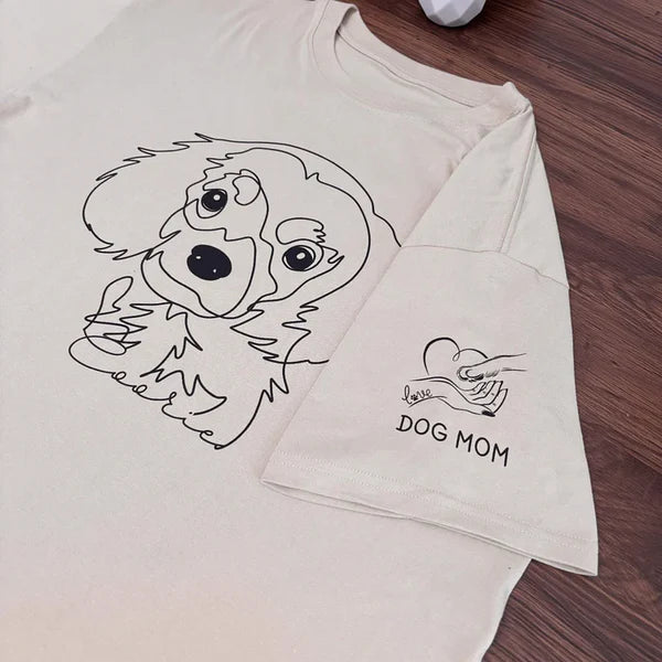 Custom Pet Photo Printed Hoodies, Personalized Dog Sweatshirt Hoodie T-shirt
