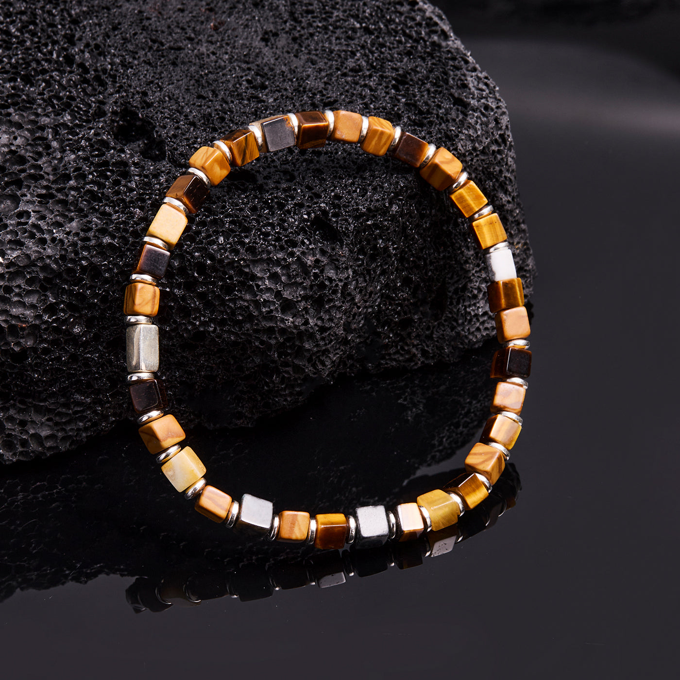 Dunhuang Mineral Bracelet(Natural Patterns)(4-5mm)