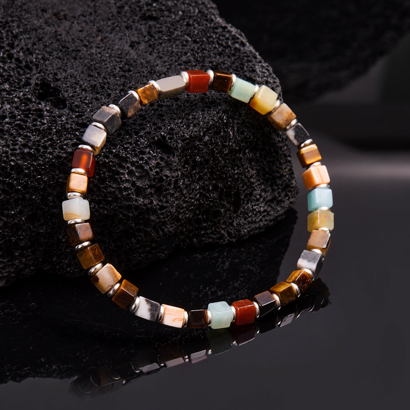 Jade Ritual Bracelet(Natural Patterns)(4-5mm)