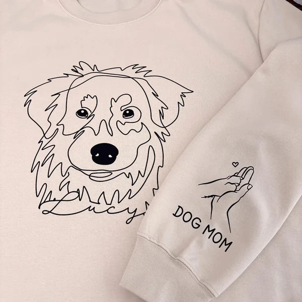 Custom Pet Photo Printed Hoodies, Personalized Dog Sweatshirt Hoodie T-shirt