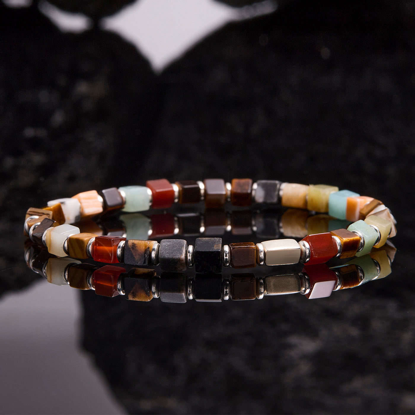 Jade Ritual Bracelet(Natural Patterns)(4-5mm)