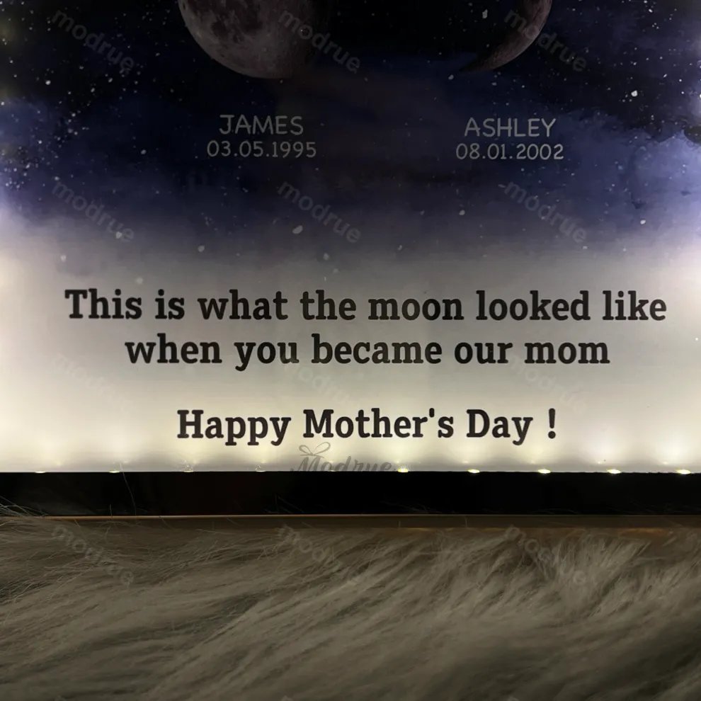 Multi Moon Moon Phase Mirror Lamp
