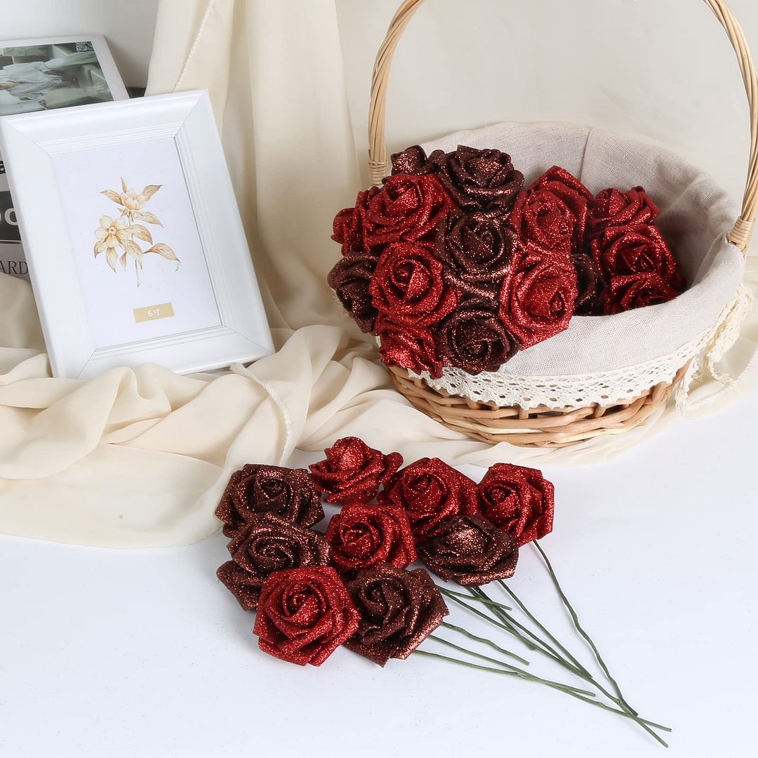 Customized Valentine's Day Perpetual Flower Hand Bouquet with Roses