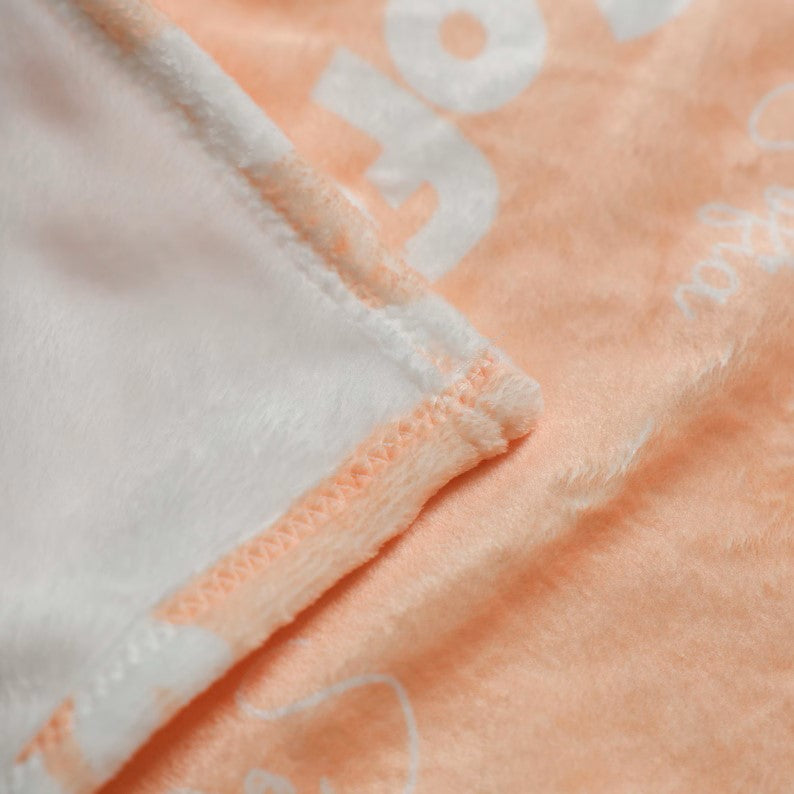Customized Love Blankets Couples Mothers Customized Content