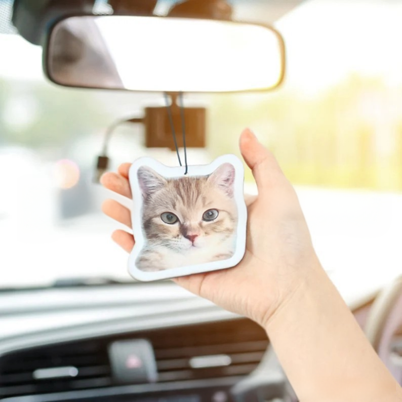 Car Fragrance Cards Customizable Photo Styles Hanging Fragrance Cards