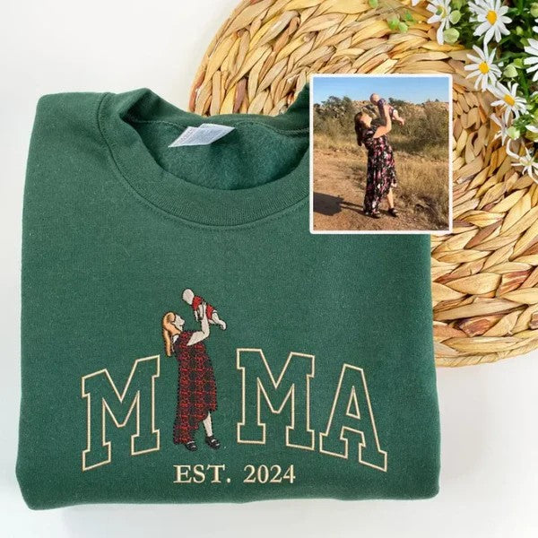 Custom Parent-Child Embroidered Hoodies