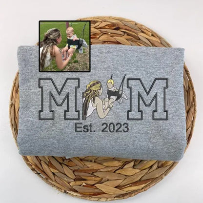 Custom Parent-Child Embroidered Hoodies