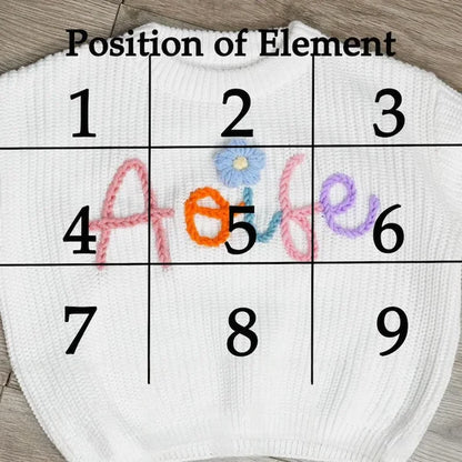 Custom Hand Embroidered Sweaters for Toddlers – Perfect Christmas Gift!
