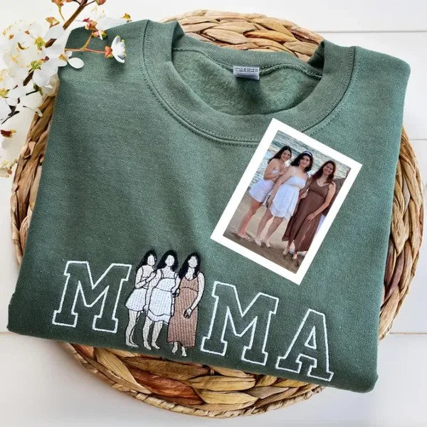 Custom Parent-Child Embroidered Hoodies