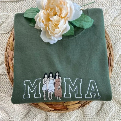 Custom Parent-Child Embroidered Hoodies
