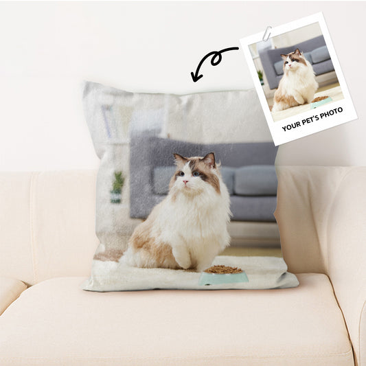 Pet Customized Photo Pillow - Personalized Photo Pillow Soft Decorative Pillow
