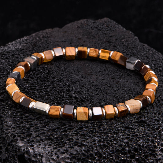 Dunhuang Mineral  Bracelet(Natural Patterns)(4-5mm)