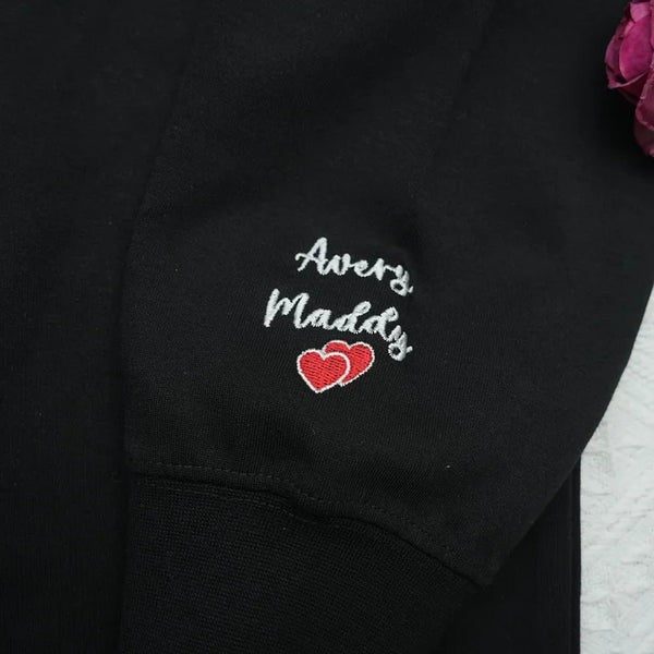 Custom Parent-Child Embroidered Hoodies