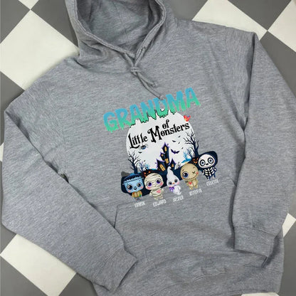 These Little Monsters-Personalized T-Shirt,Hoodie,Sweatshirt-Gift For Grandparents, Halloween Gift