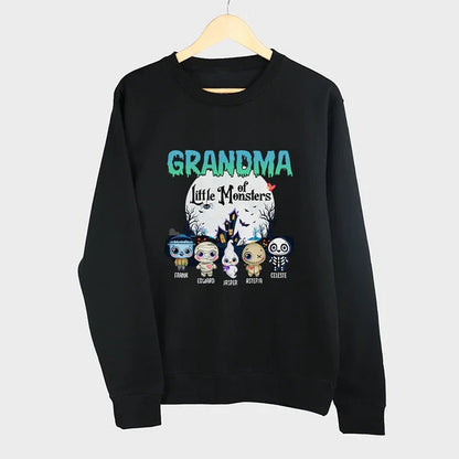These Little Monsters-Personalized T-Shirt,Hoodie,Sweatshirt-Gift For Grandparents, Halloween Gift