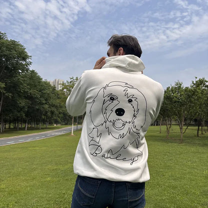 Custom Pet Photo Printed Hoodies, Personalized Dog Sweatshirt Hoodie T-shirt