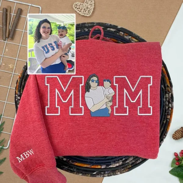 Custom Parent-Child Embroidered Hoodies