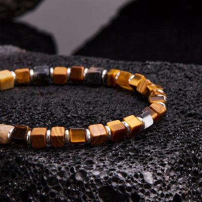 Dunhuang Mineral  Bracelet(Natural Patterns)(4-5mm)