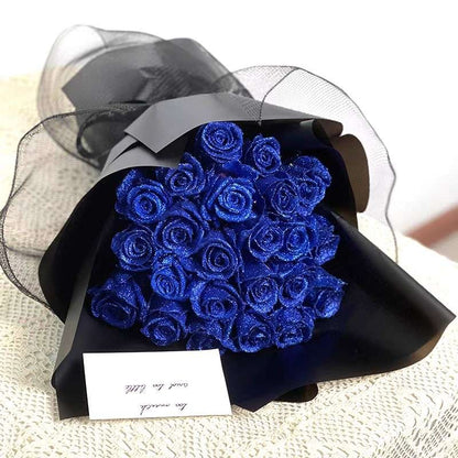Customized Valentine's Day Perpetual Flower Hand Bouquet with Roses