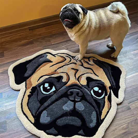Customized Pet Flocked Faux Cashmere Blanket