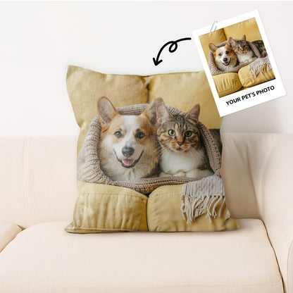 Pet Customized Photo Pillow - Personalized Photo Pillow Soft Decorative Pillow