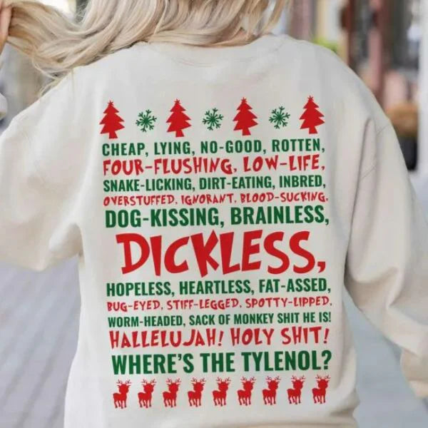 Custom Griswold Family Christmas Sweatshirt | Funny Christmas Shirt | Dickless Sweatshirt | Clark Griswold Shirt