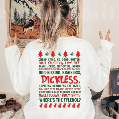 Custom Griswold Family Christmas Sweatshirt | Funny Christmas Shirt | Dickless Sweatshirt | Clark Griswold Shirt