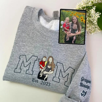 Custom Parent-Child Embroidered Hoodies