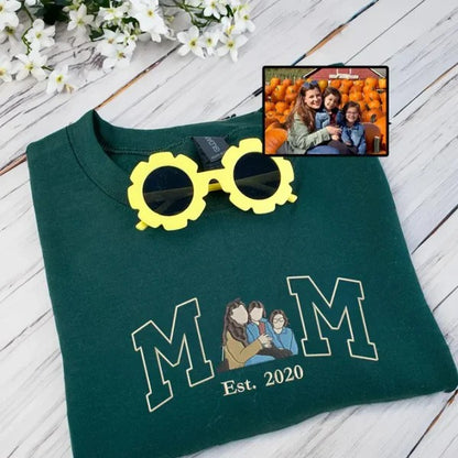 Custom Parent-Child Embroidered Hoodies