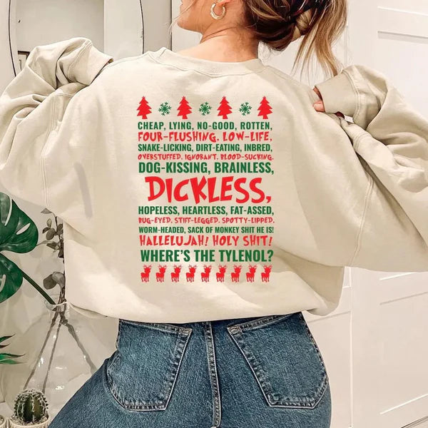 Custom Griswold Family Christmas Sweatshirt | Funny Christmas Shirt | Dickless Sweatshirt | Clark Griswold Shirt