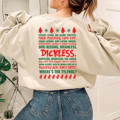 Custom Griswold Family Christmas Sweatshirt | Funny Christmas Shirt | Dickless Sweatshirt | Clark Griswold Shirt