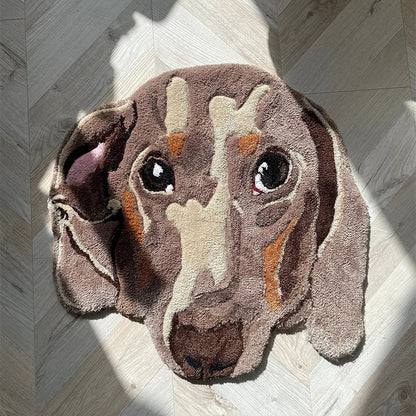 Customized Pet Flocked Faux Cashmere Blanket