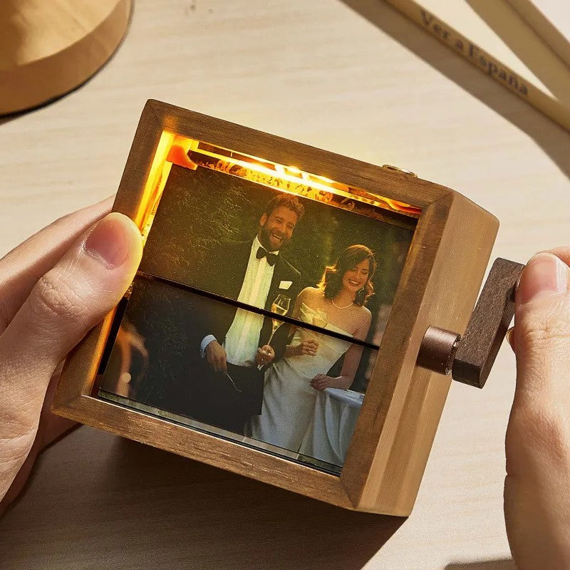 Custom Hand-Crank Flipbook Box