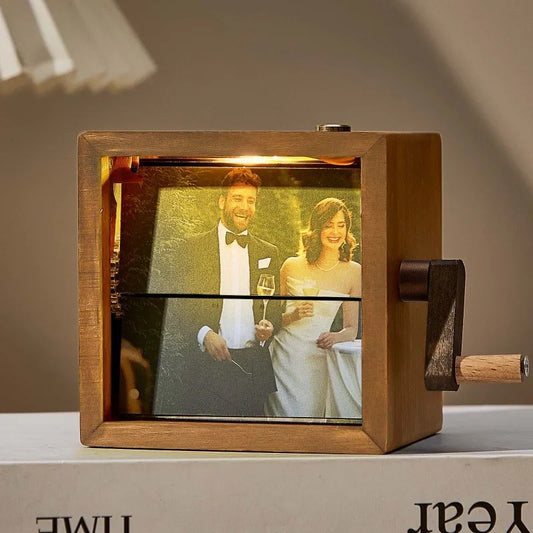 Custom Hand-Crank Flipbook Box
