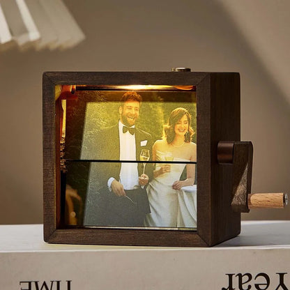 Custom Hand-Crank Flipbook Box