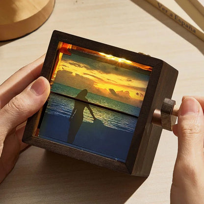 Custom Hand-Crank Flipbook Box