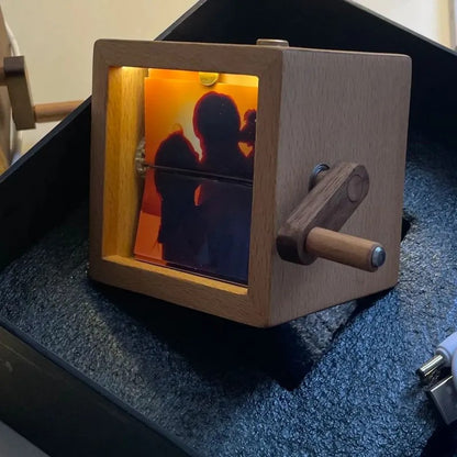 Custom Hand-Crank Flipbook Box