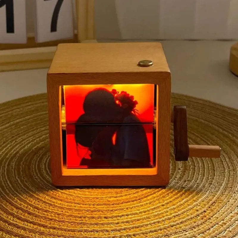 Custom Hand-Crank Flipbook Box