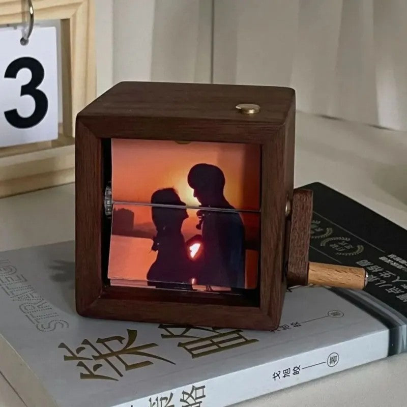 Custom Hand-Crank Flipbook Box